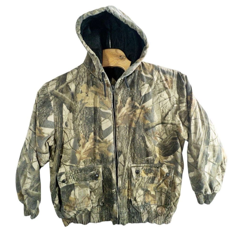 Outfitters Ridge Insulated Puffer Camo‎ Jacket Mens LG 42-44 Hunting Coat